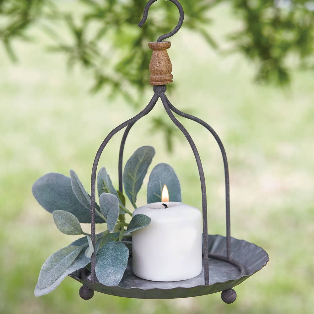 Hanging Farmhouse Candle Pan