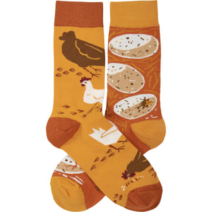 Chicken And Egg Socks