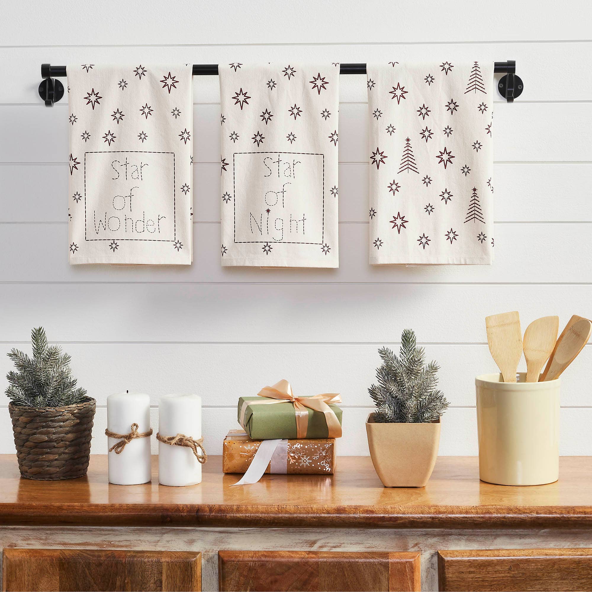 Star of Wonder Tea Towel Set of 3 19x28