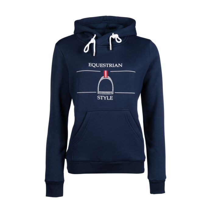 HKM - Navy Equestrian Style Hoodie