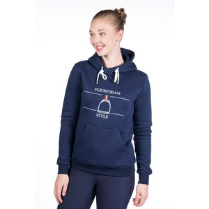 HKM - Navy Equestrian Style Hoodie