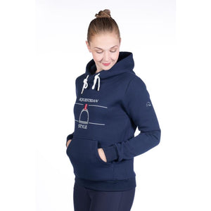 HKM - Navy Equestrian Style Hoodie