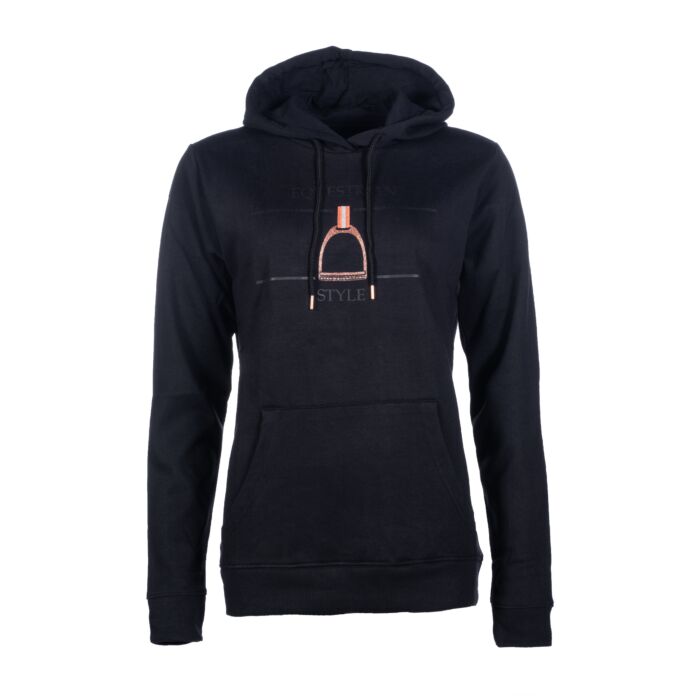 HKM - Black Equestrian Style Hoodie