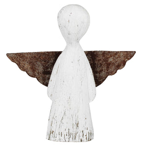 Wood Angel with Wings