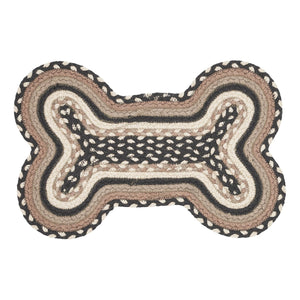 Sawyer Mill Charcoal Creme Indoor/Outdoor Small Bone Rug