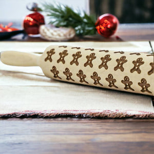 Wood Rolling Pins for Cookies & Baking Gift, Holiday Kitchen