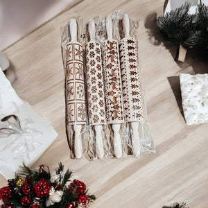 Wood Rolling Pins for Cookies & Baking Gift, Holiday Kitchen