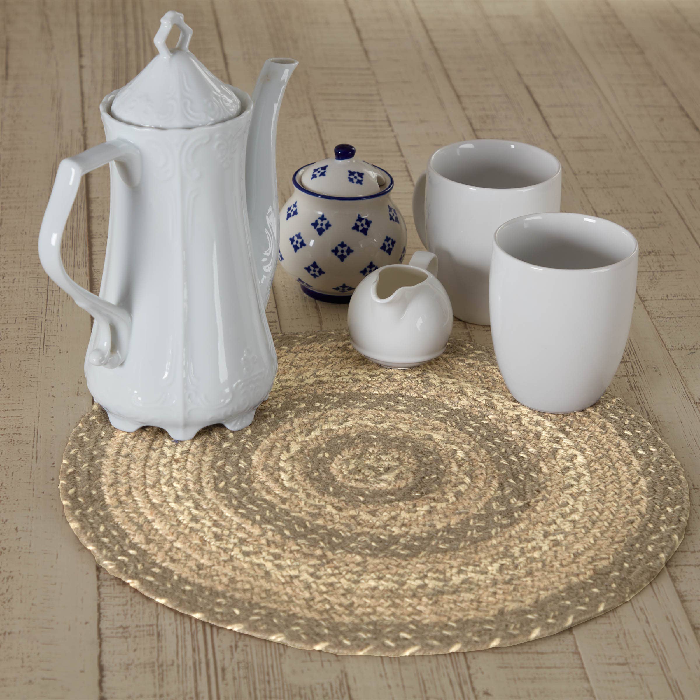 Sawyer Mill Cobblestone Jute Trivet 15