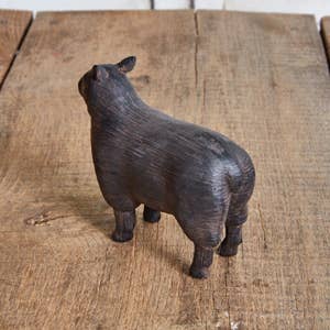 Rustic Sheep Figurine