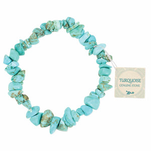 Tumbled & True Turquoise Chip Stretch Bracelet