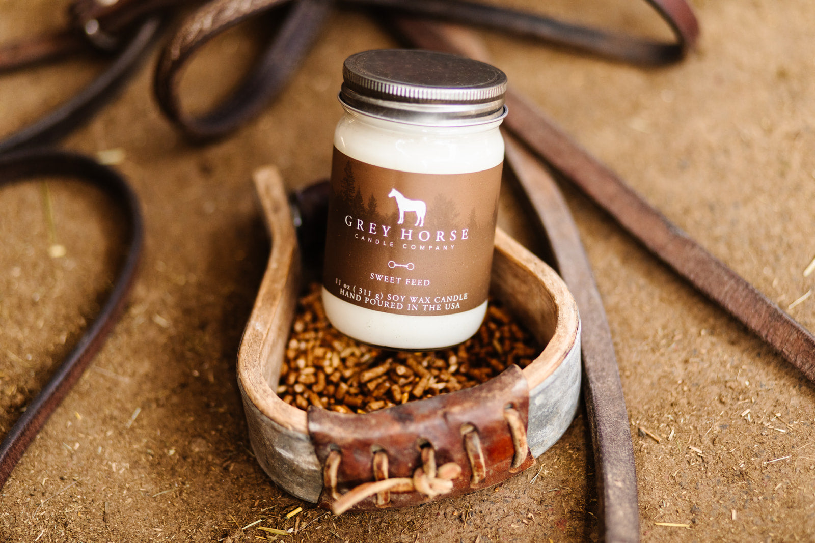 Grey Horse Candle Company Sweet Feed Candle - Thumbnail 2