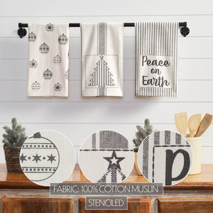 Grace Peace on Earth Tea Towel Set of 3 19x28