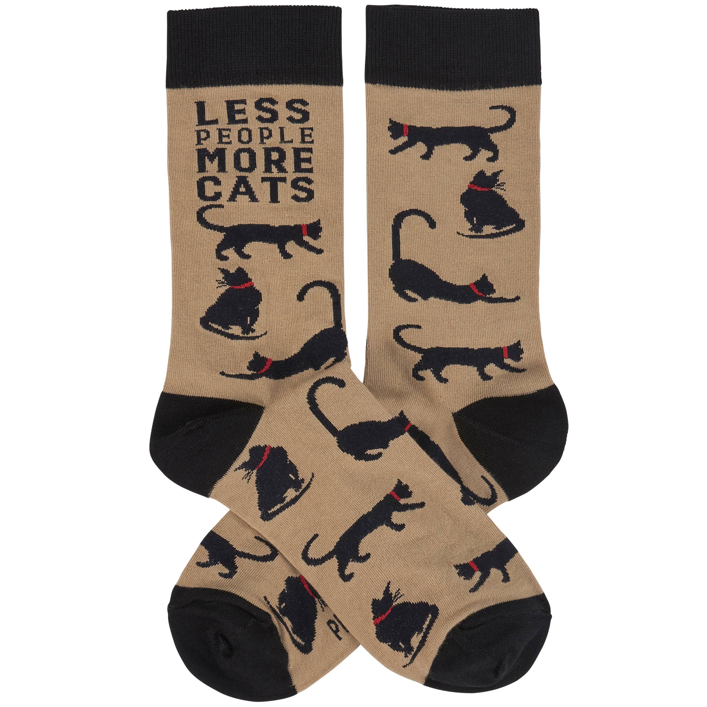 Less People More Cats Socks