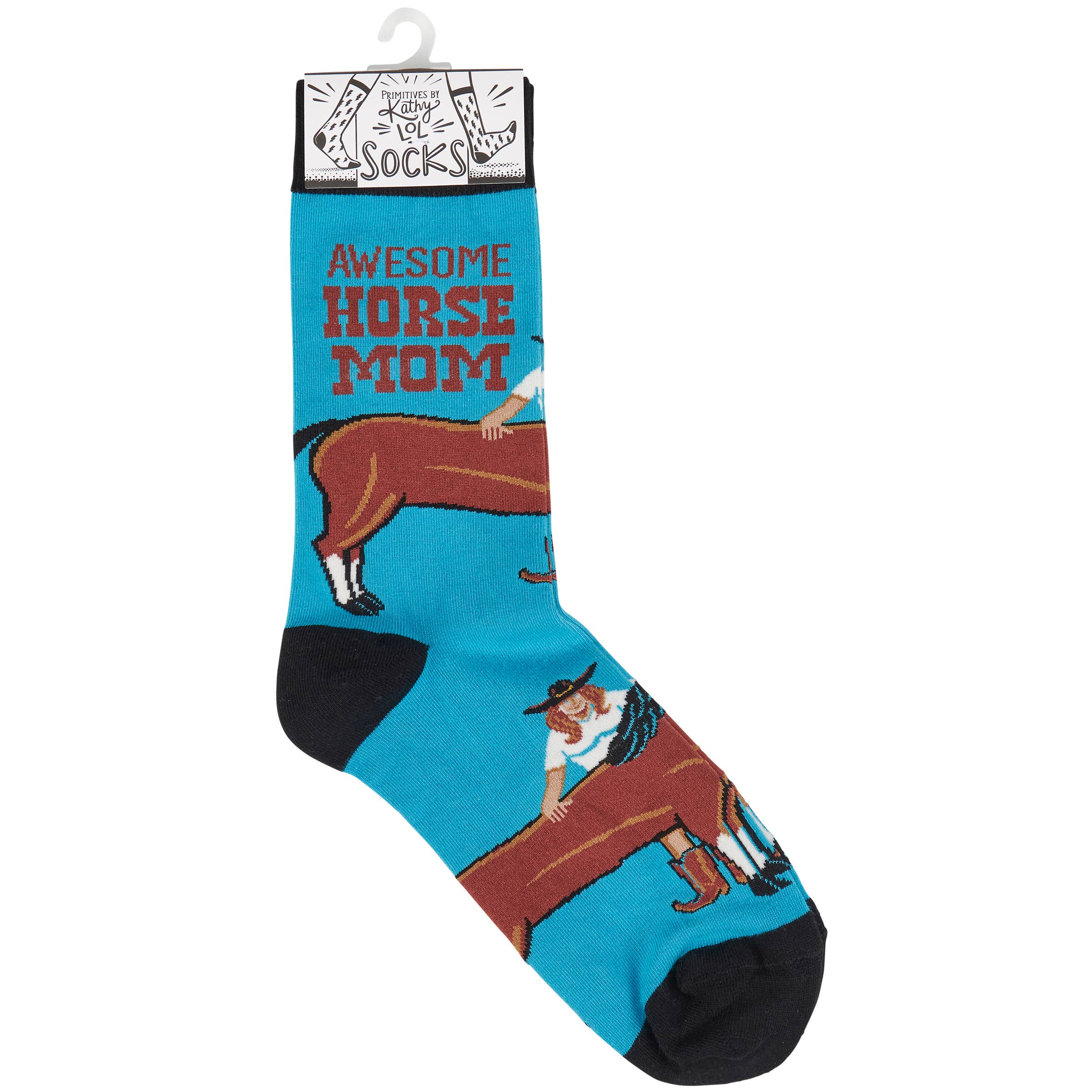 Awesome Horse Mom Socks