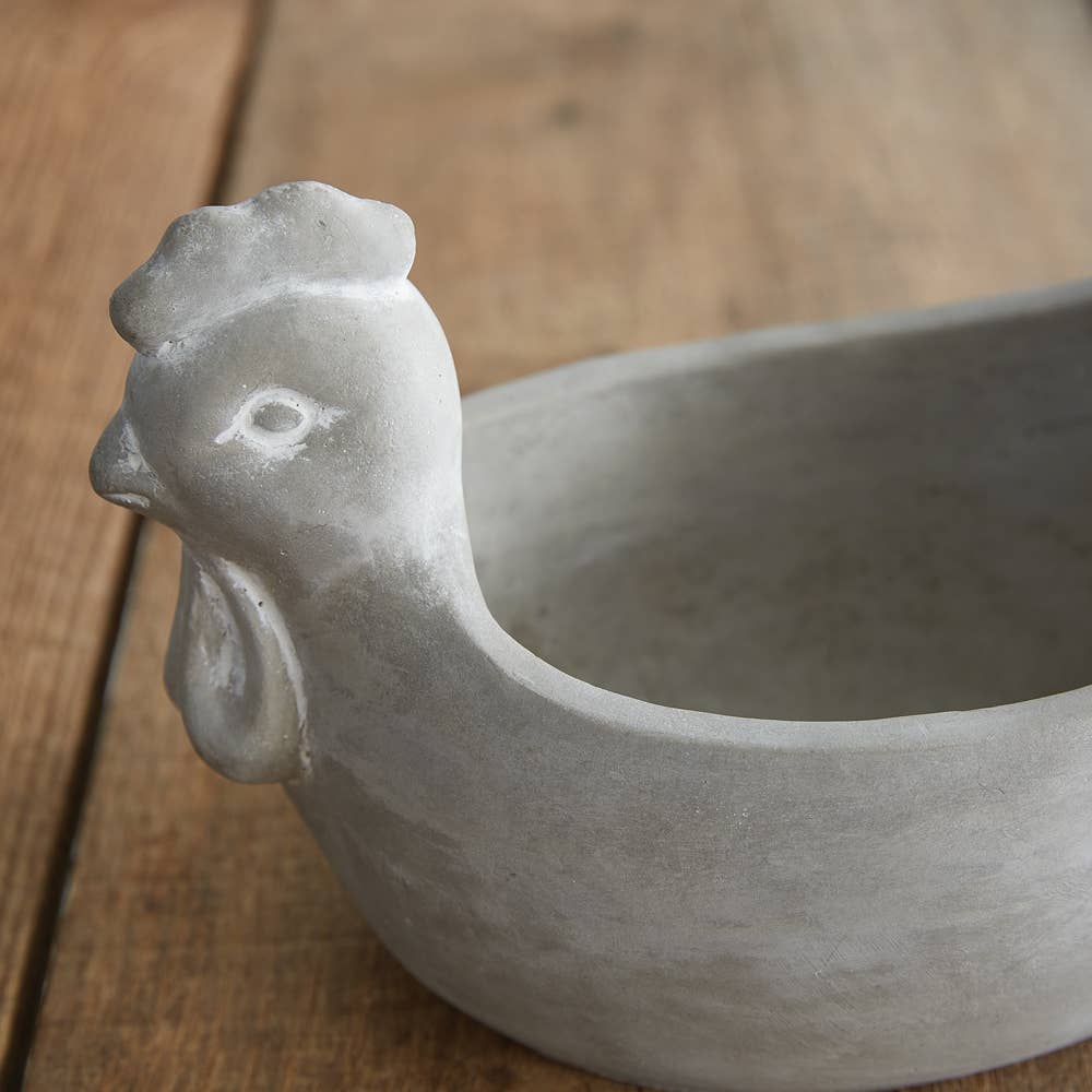 Cement Chicken Pot