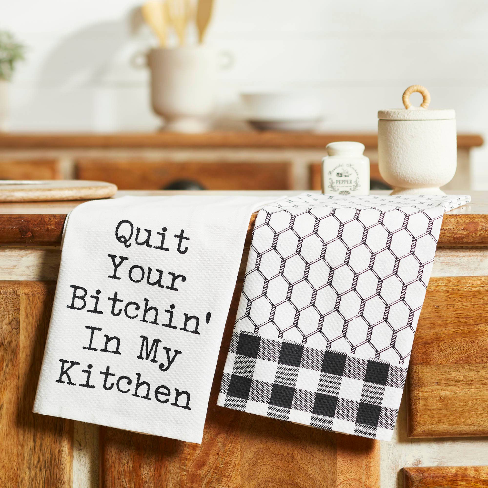 Down Home In My Kitchen Tea Towel Set of 2