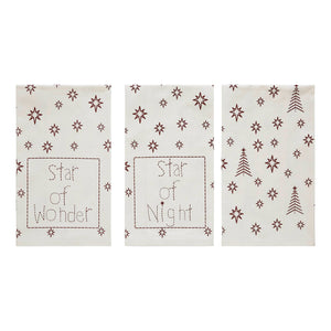 Star of Wonder Tea Towel Set of 3 19x28