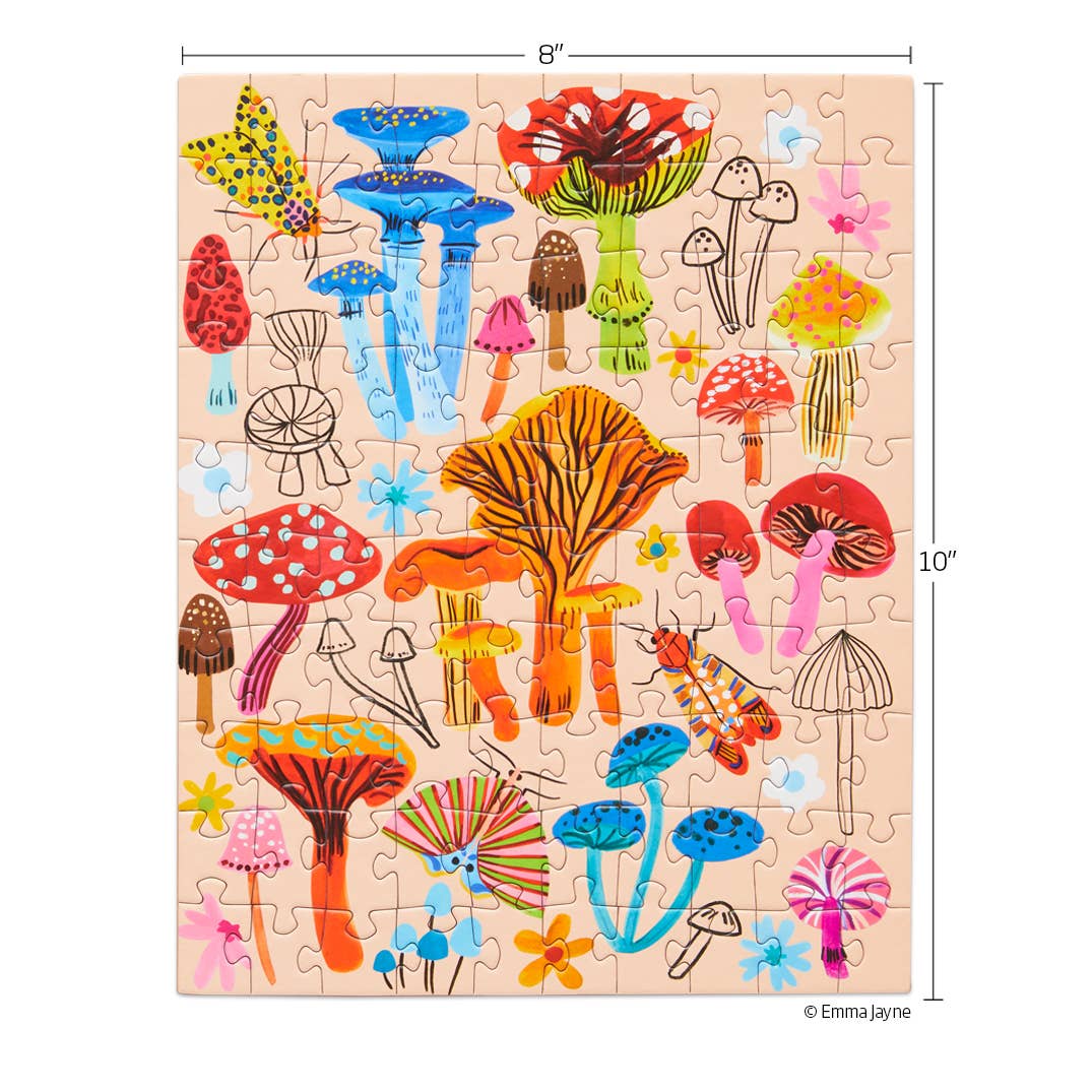 Mushroom Patch 100 Piece Puzzle Snax