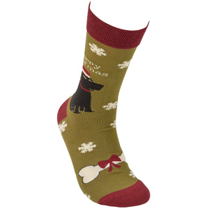 Merry Woofmas Socks