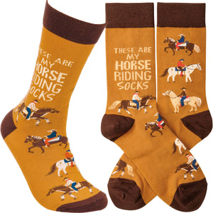 These Are My Horse Riding Socks