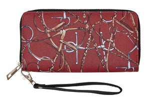 AWST Int'l "Lila" Snaffle Bridle Clutch Wallet