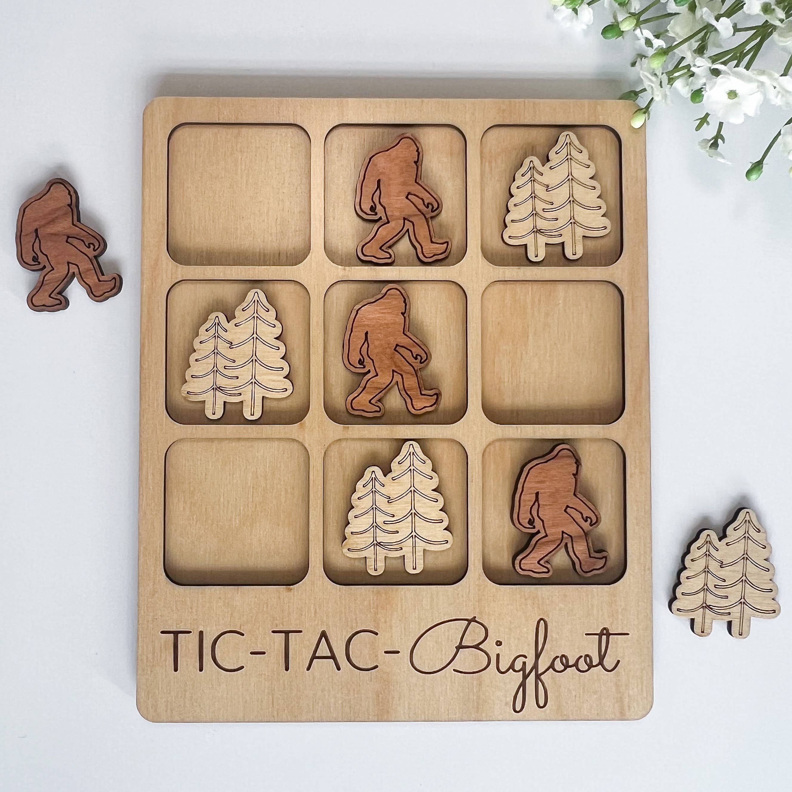 Bigfoot Tic-Tac-Toe Game