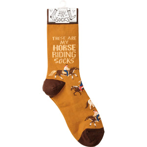 These Are My Horse Riding Socks