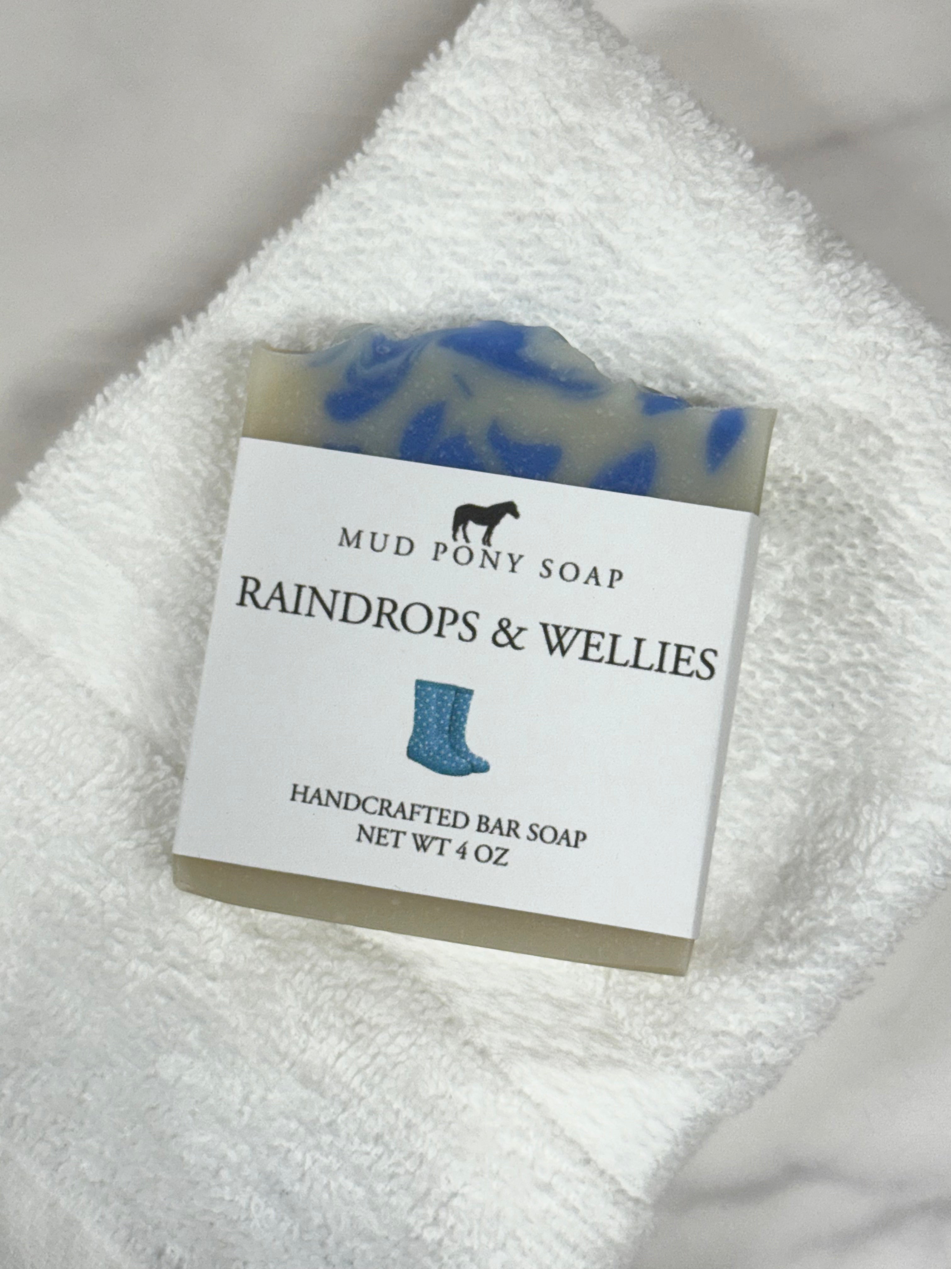 Raindrops & Wellies Bar Soap