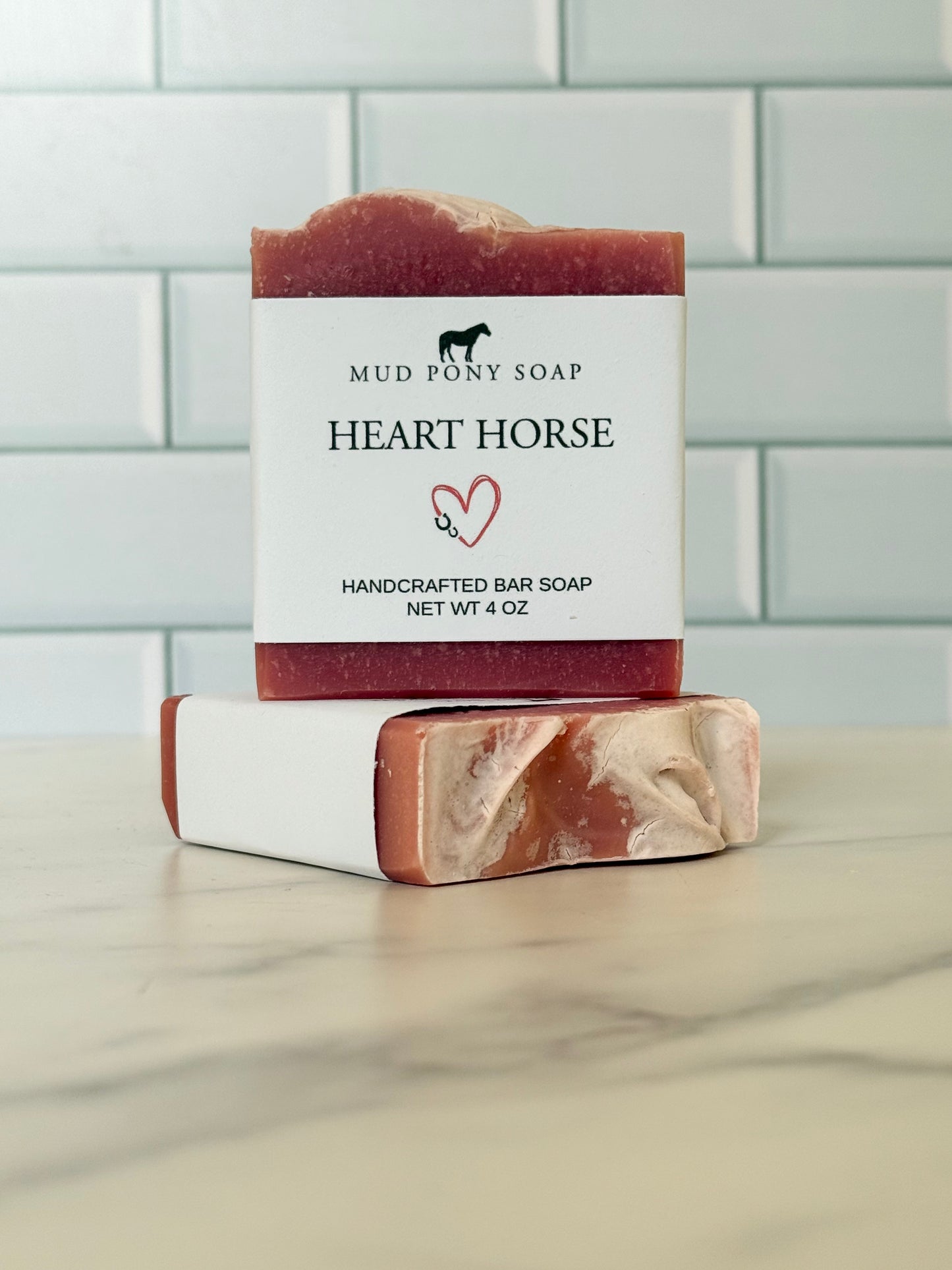 HEART HORSE BAR SOAP