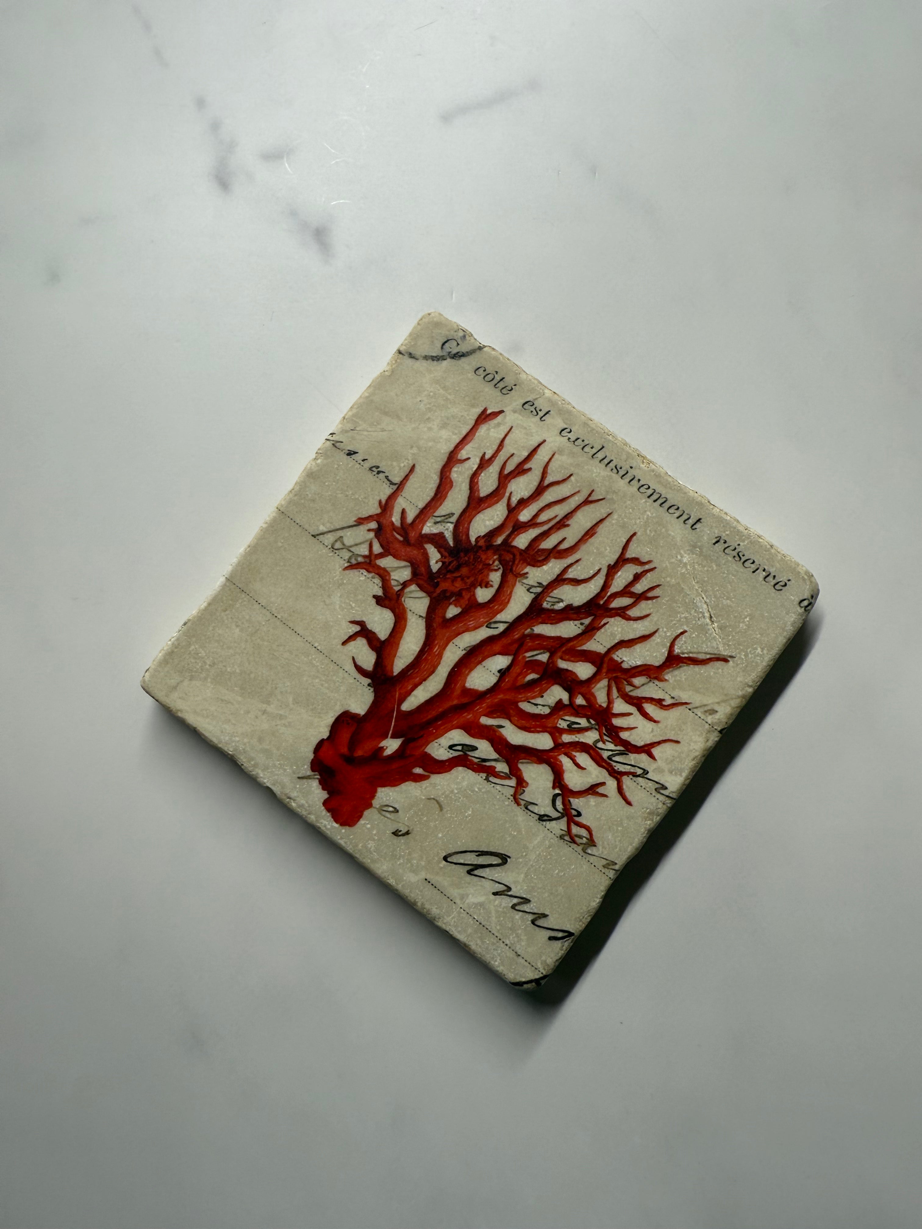 Seaside Marble Coaster #4