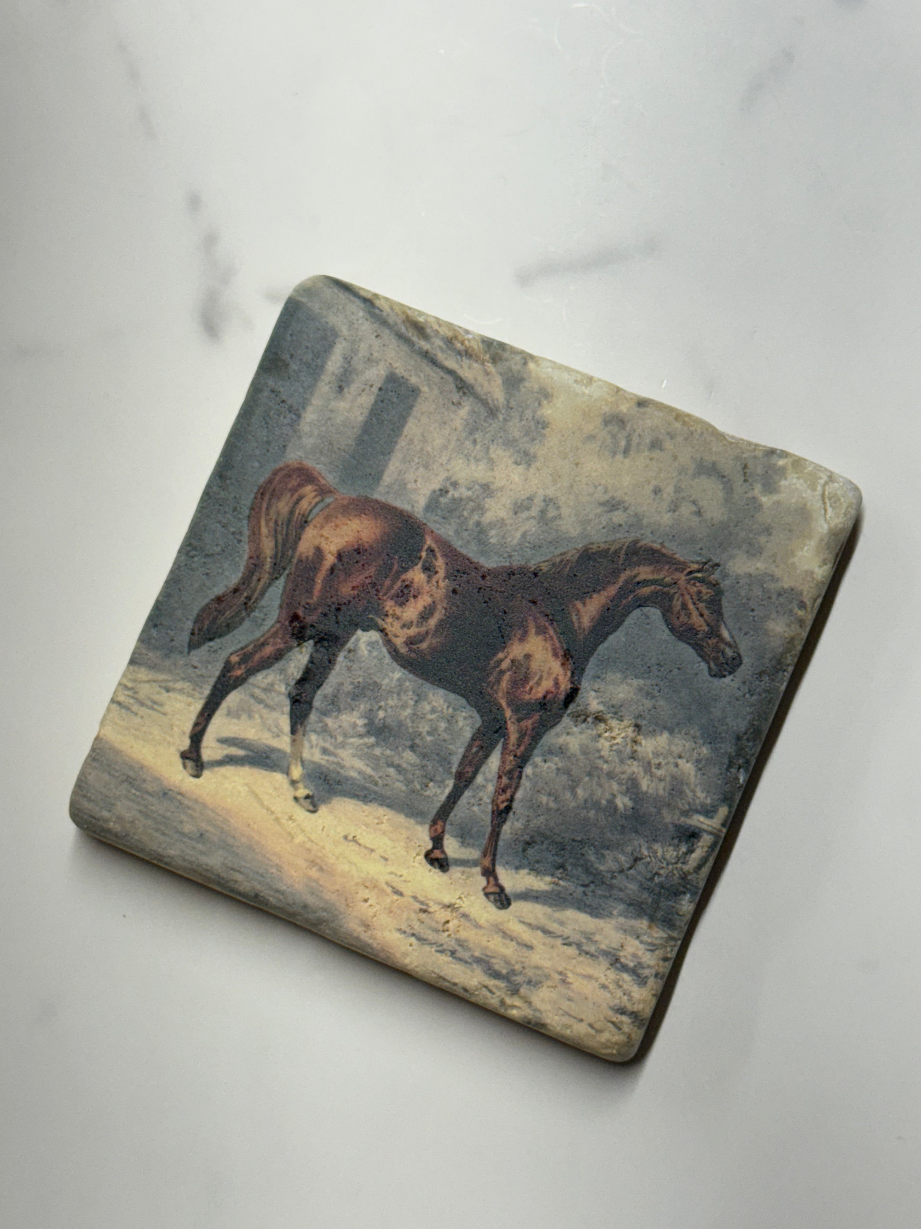 Thoroughbred Marble Coaster #2