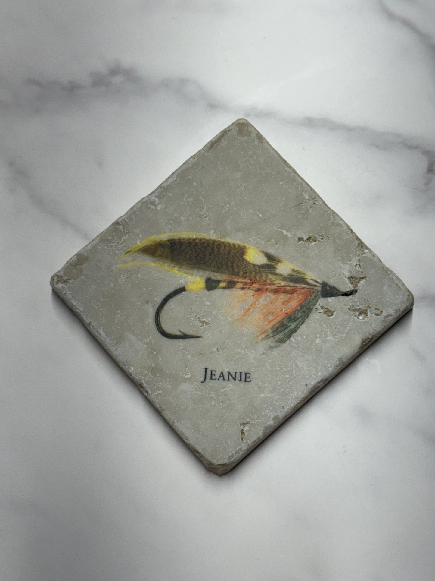 Fishing Lure Marble Coaster #2