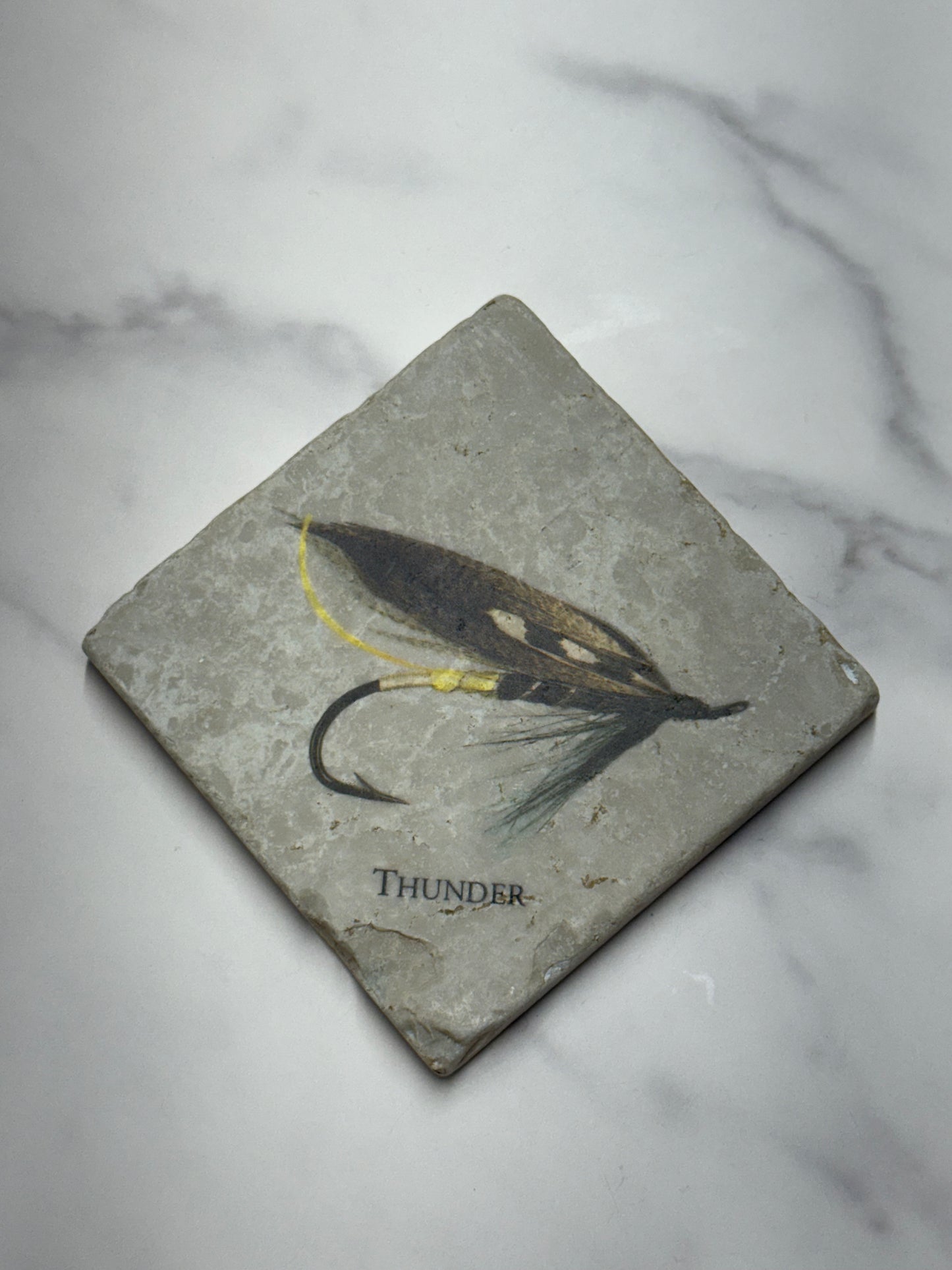Fishing Lure Marble Coaster #3