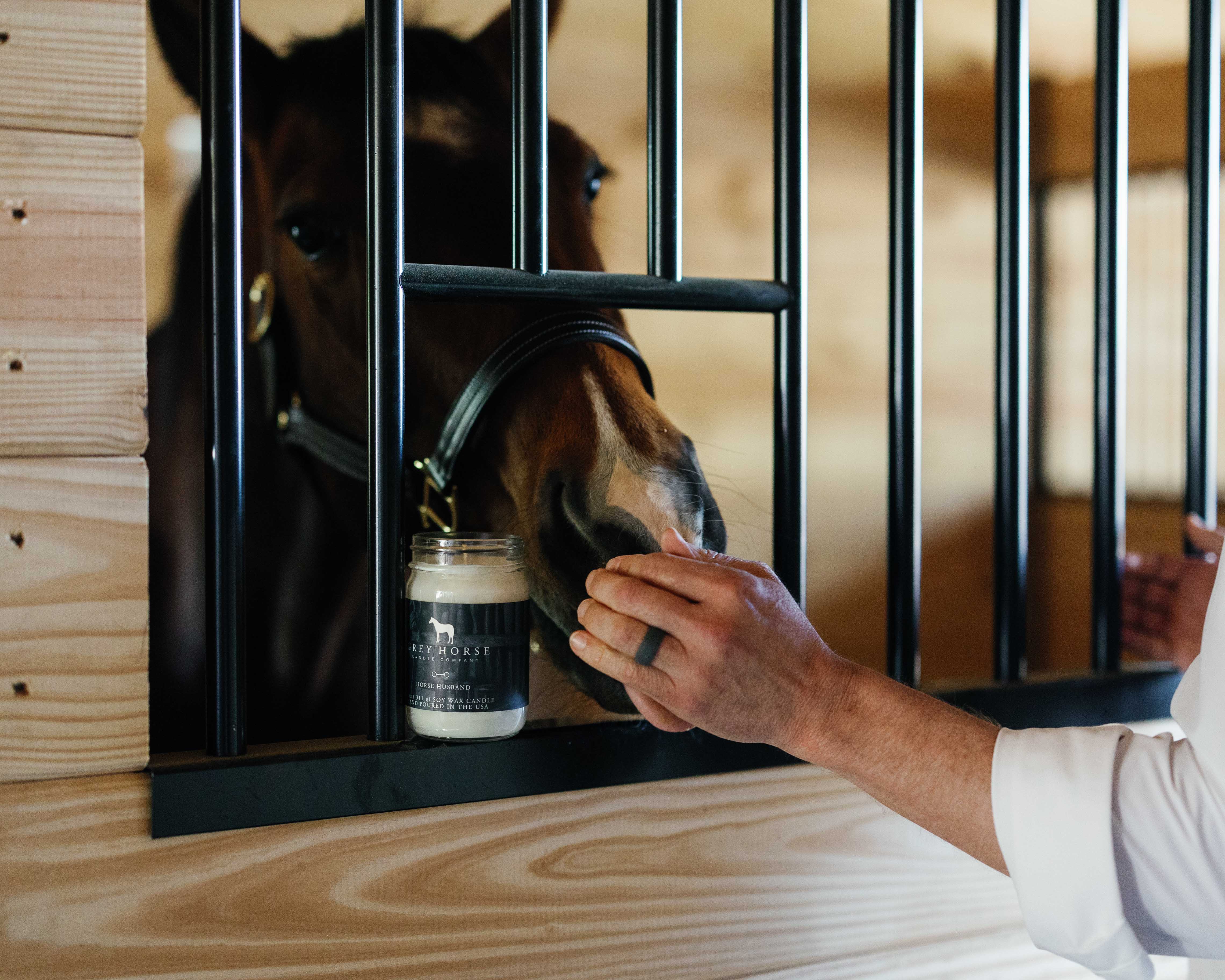 Horse Husband Soy Candle - Thumbnail 4