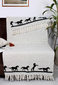 AWST Int'l Cotton Throw Horses