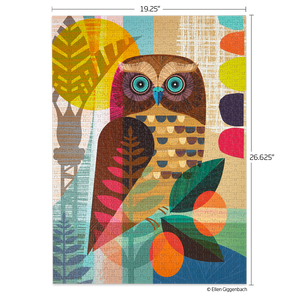 Ruru Owl 1000 Piece Jigsaw Puzzle