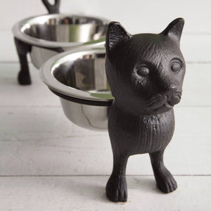 Cast Iron Cat Feeder