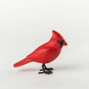 Mini Cardinal Hand Carved Wood