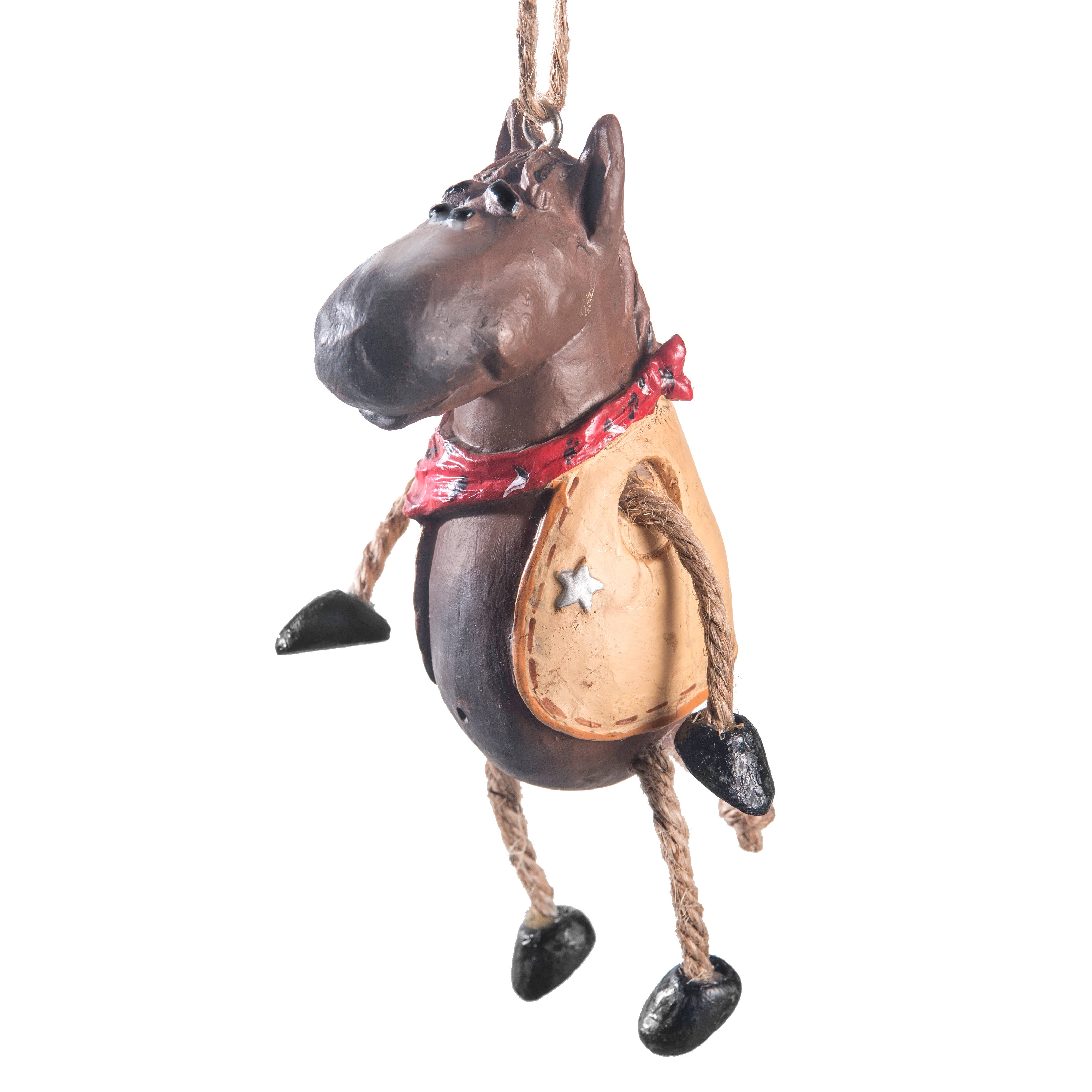 Horse With Cowboy Vest Ornament