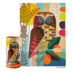 Ruru Owl 1000 Piece Jigsaw Puzzle