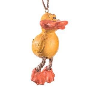 Yellow Duck Ornament