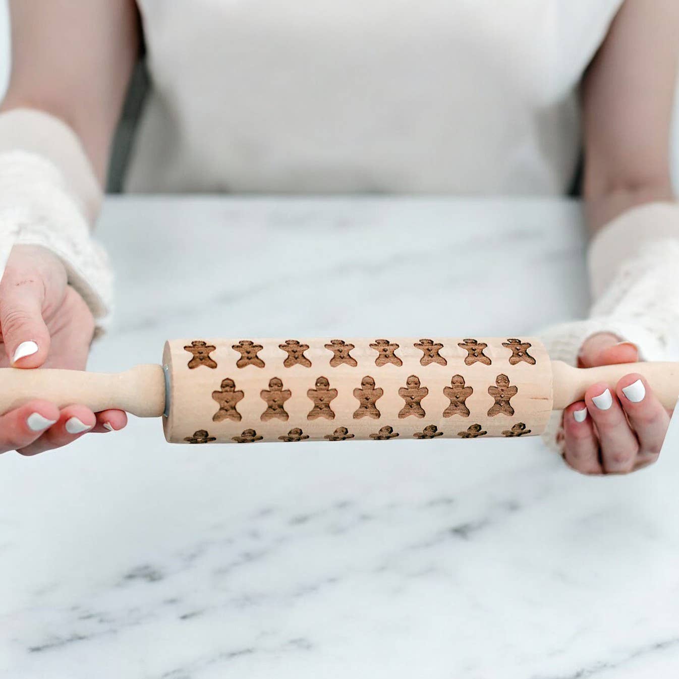 Wood Rolling Pins for Cookies & Baking Gift, Holiday Kitchen