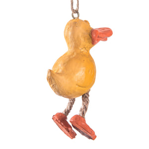 Yellow Duck Ornament