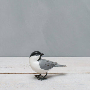 Mini Chickadee Carved Wood