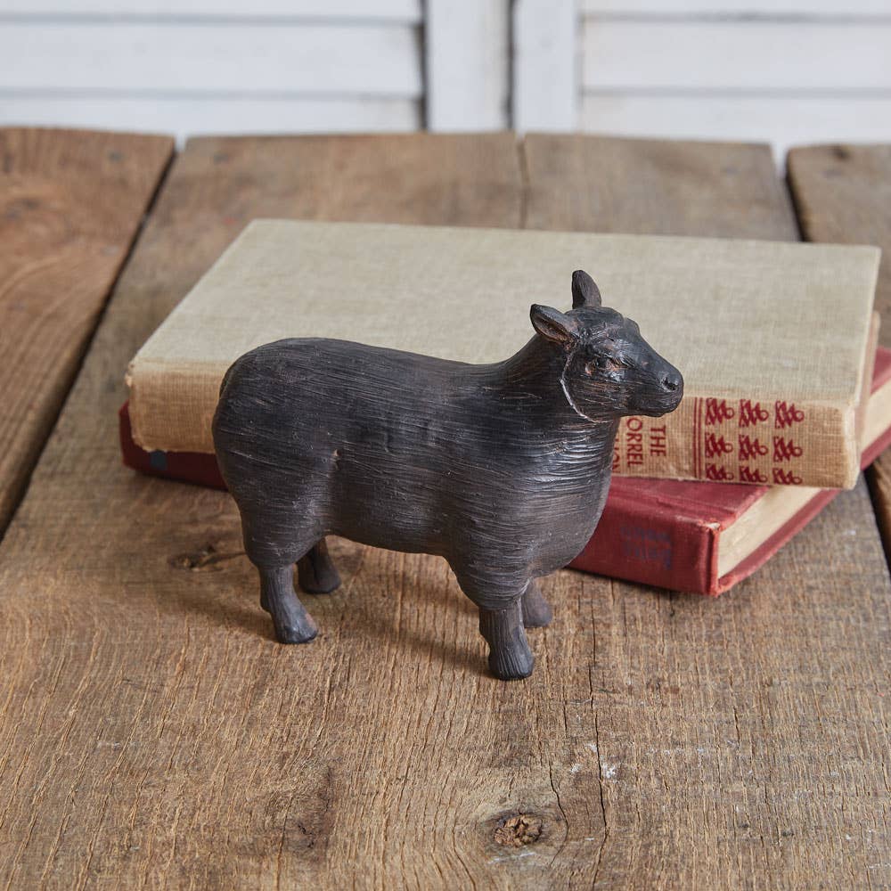 Rustic Sheep Figurine