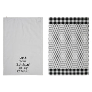 Down Home In My Kitchen Tea Towel Set of 2