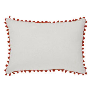 Grateful Pom Pom Pillow 14"x20"