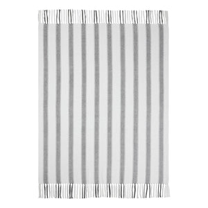 Grace Grain Sack Stripe Woven Throw 50x60