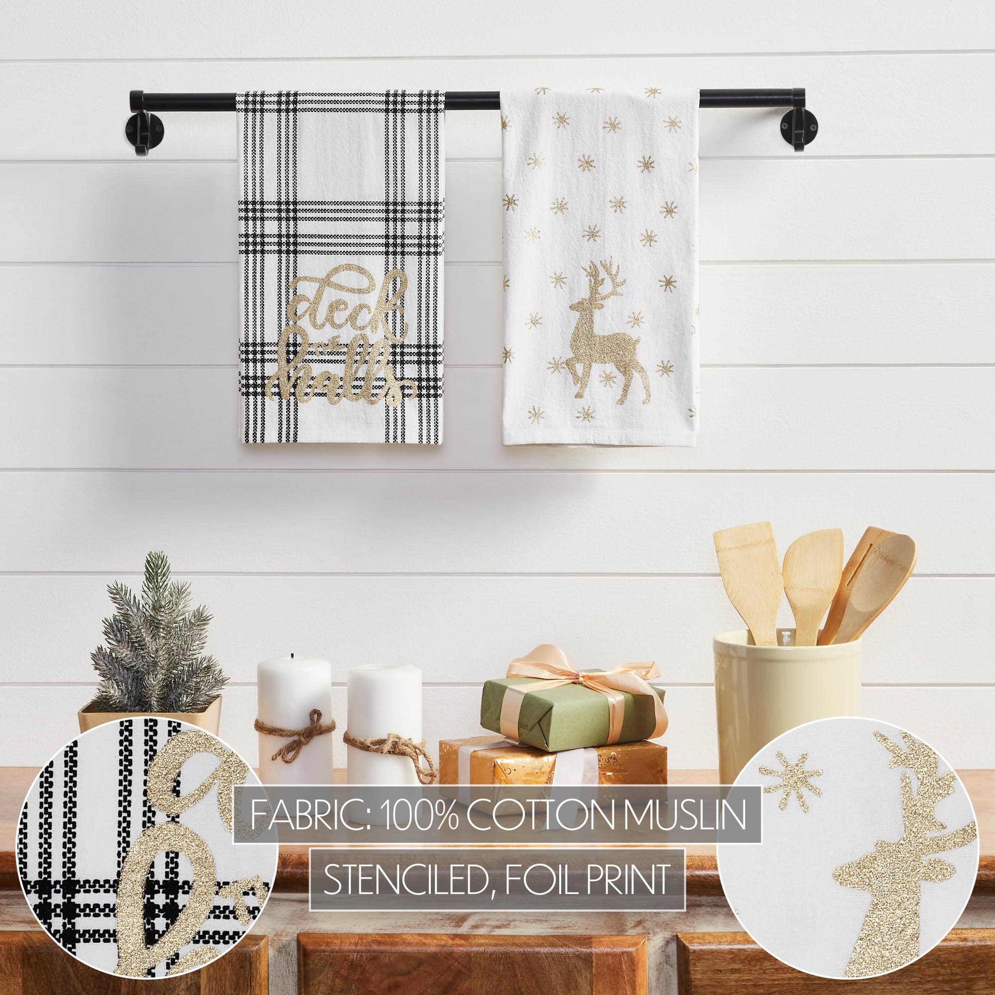 Wintergleam Tea Towel Set of 2